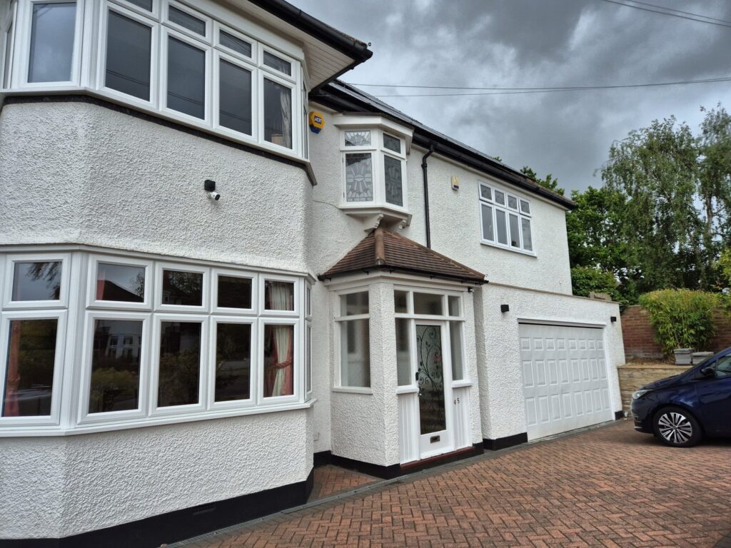 Front elevation of 1930s detached house, Orpington BR6 — measured building survey by 360 Measurements